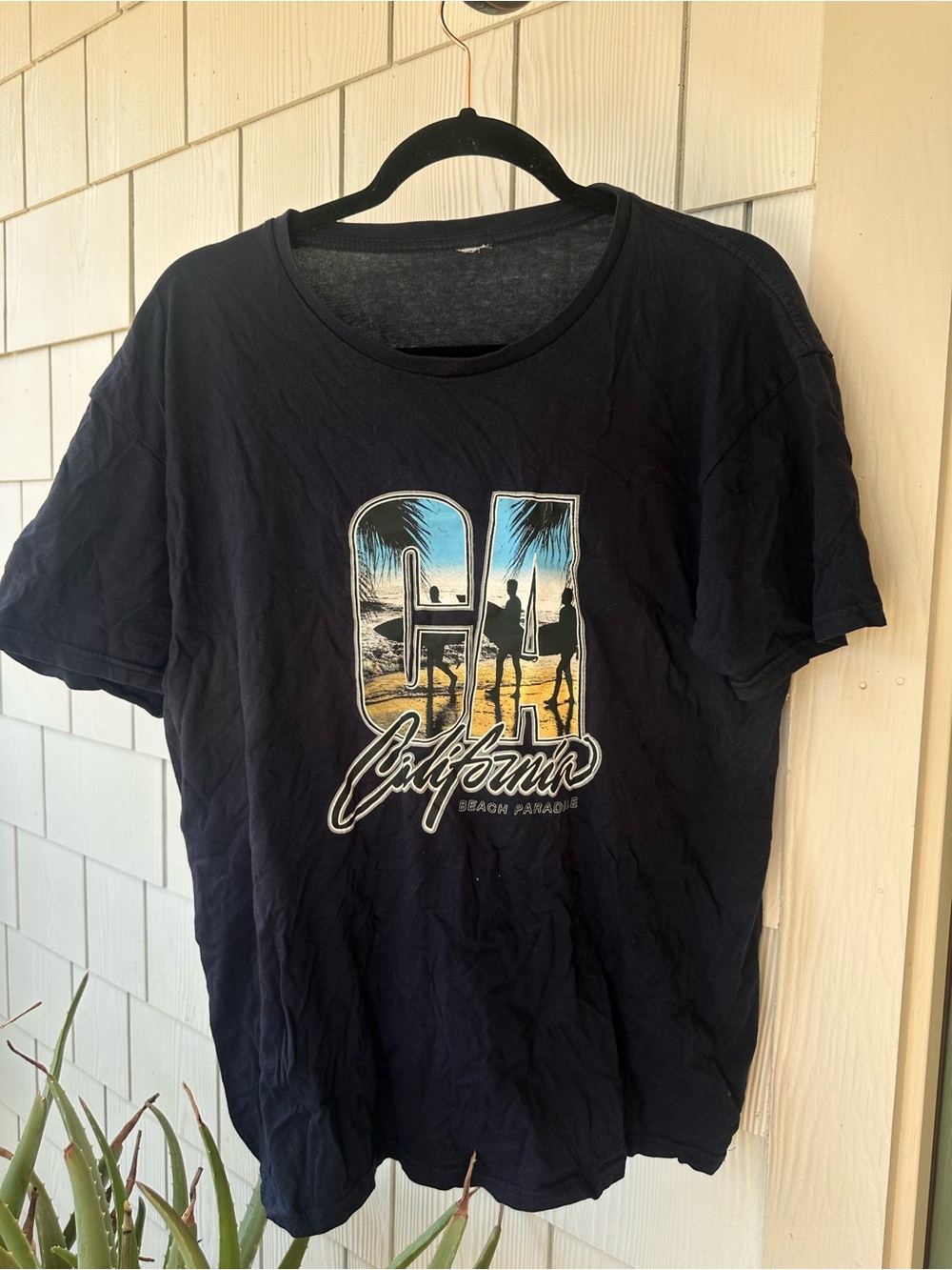 California Graphic Short-Sleeve Tee - Black
